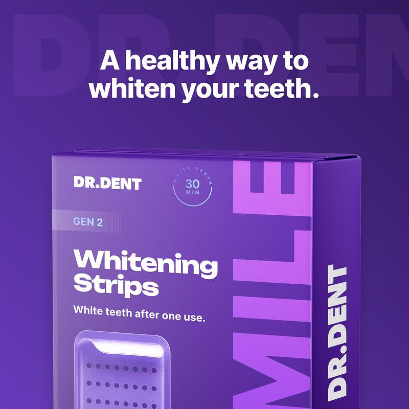 Zahnaufhellungsstreifen für tägliche Pflege