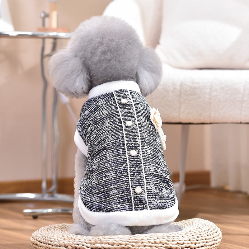 Katzen-Schnitzeljacke in Schwarz/Violett | LuxeStyle