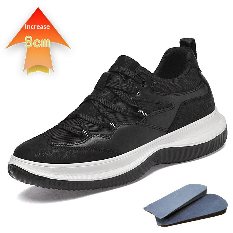 Herren Sneaker mit unsichtbarer Fersenerhöhung