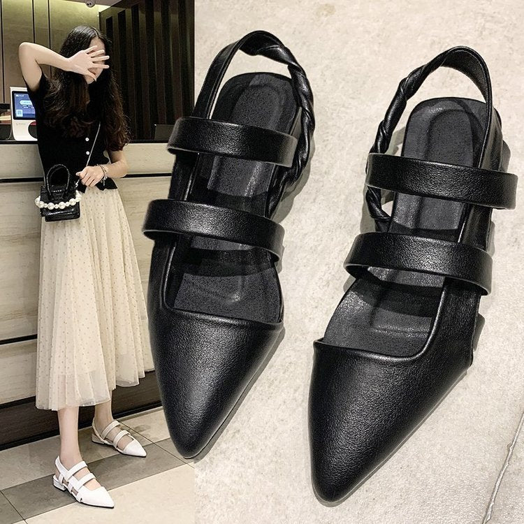 Sandalen mit spitzer Zehenpartie – Bild 4 | LuxeStyle