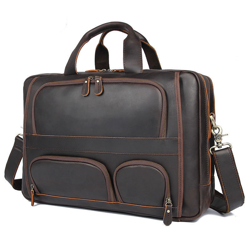 Personalisierte Retro-Handtasche für Herren – Bild 5 | LuxeStyle