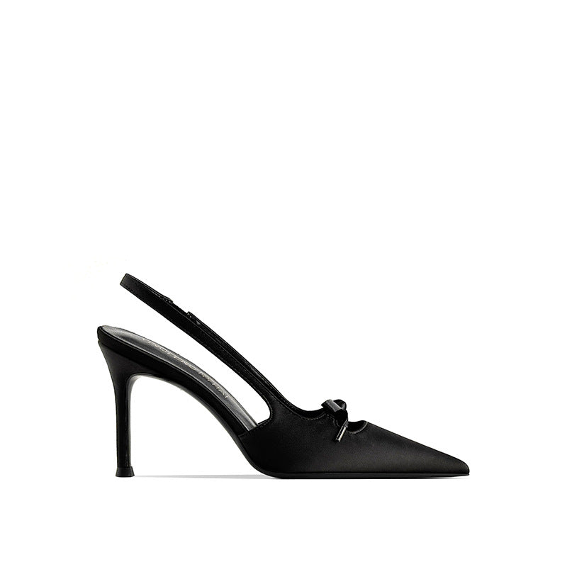 High Heels mit Schleife und Cut-Out