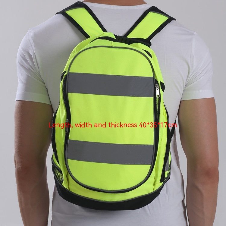 Reflektierender Doppel-Schulterrucksack – Bild 9 | LuxeStyle