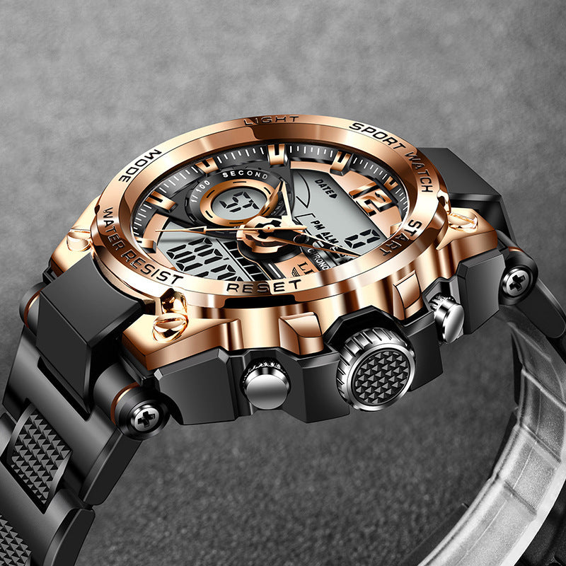 Quarz-Armbanduhr mit Leuchtzeigern – Bild 3 | LuxeStyle