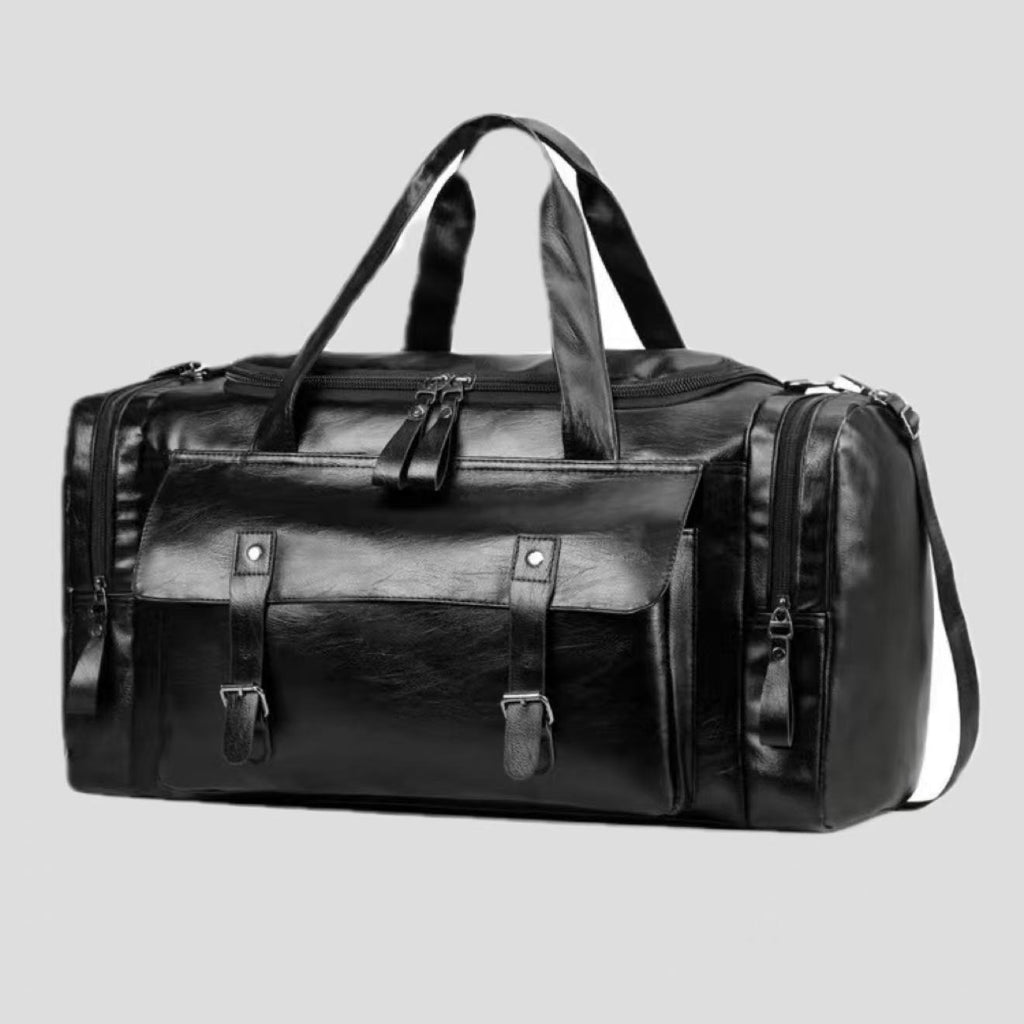 Grosse Retro Herren Schulter- und Reisetasche – Ansicht 4