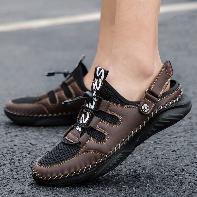 Cowhide-Casual-Sandalen für Herren Plus Size – Bild 8 | LuxeStyle