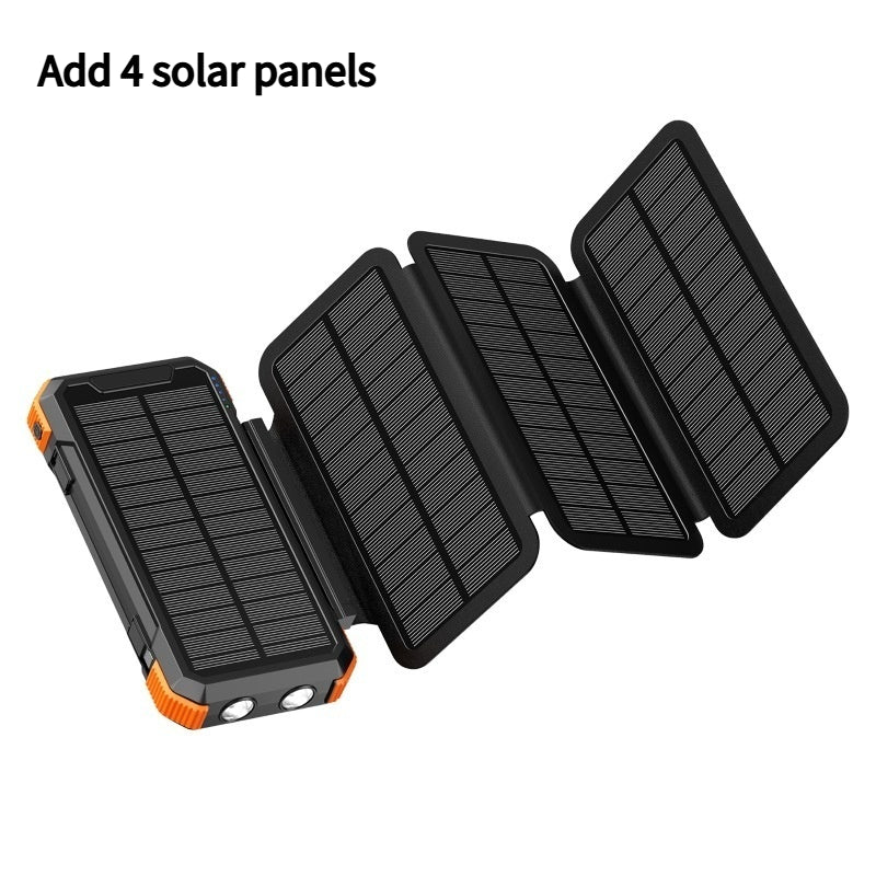 Outdoor Powerbank mit Solar- und Handkurbel-Ladegerät