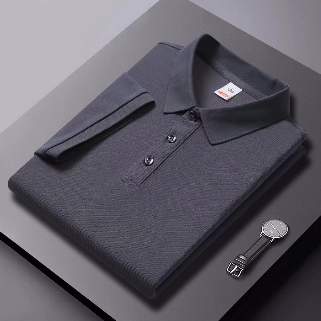 Polo-Shirt Kurzarm Slim-Fit Piqué-Baumwolle