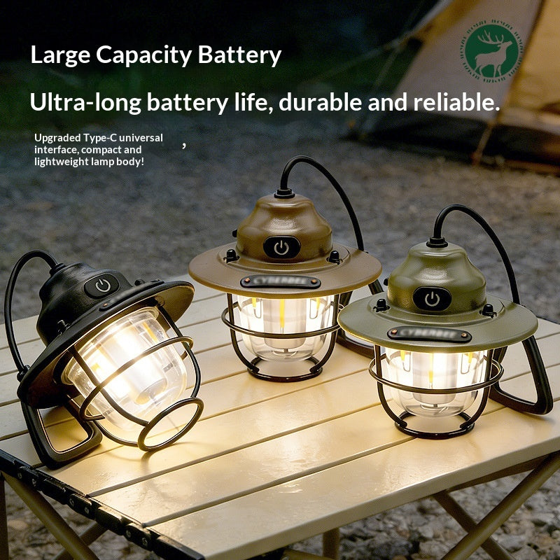 Camping-Lampe mit Tannenzapfen-Atmosphäre – Bild 5 | LuxeStyle