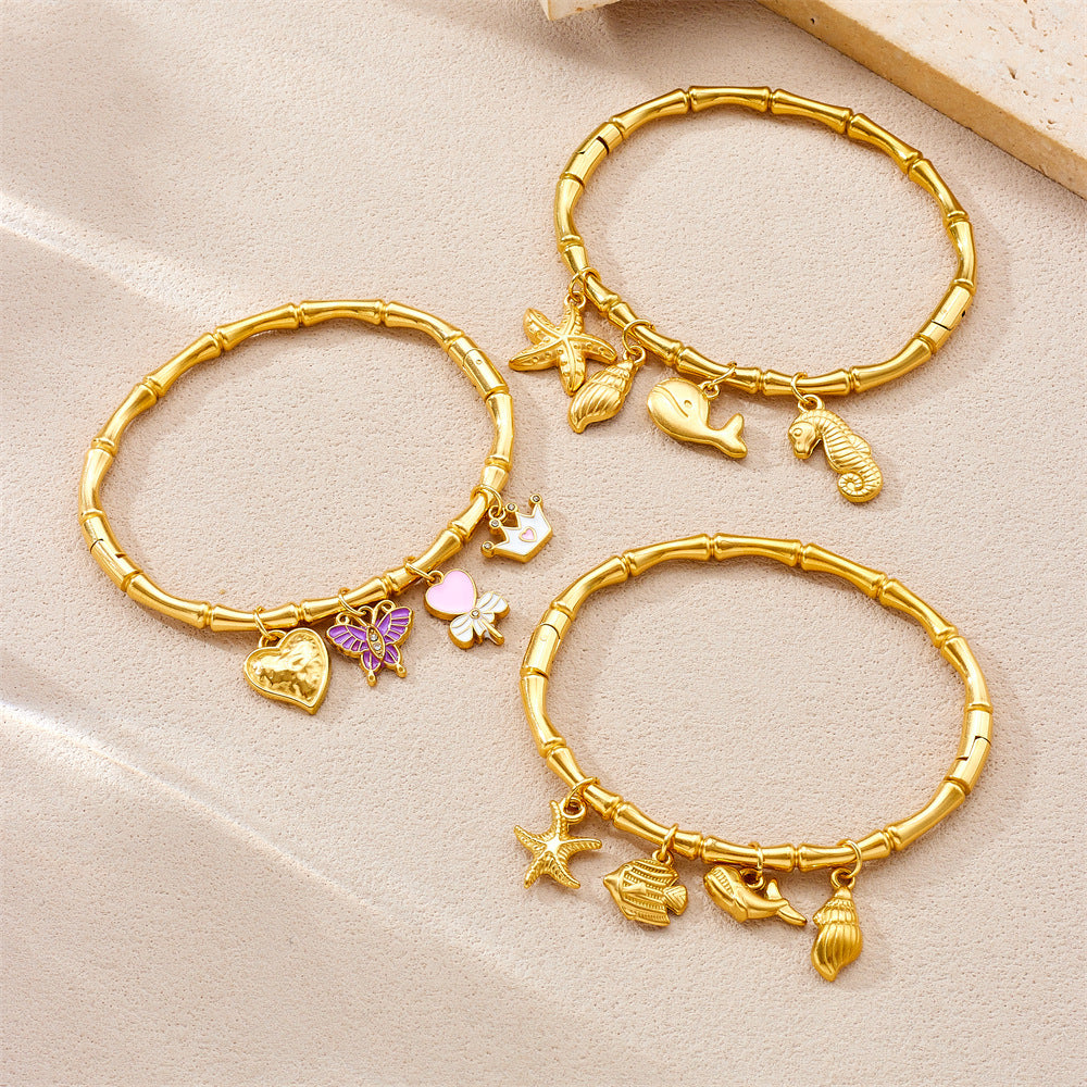 Runder Edelstahl-Armband – Bild 7 | LuxeStyle