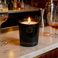Premium-Sojawachskerze mit Rotwein-, Leder- & Espresso-Duft