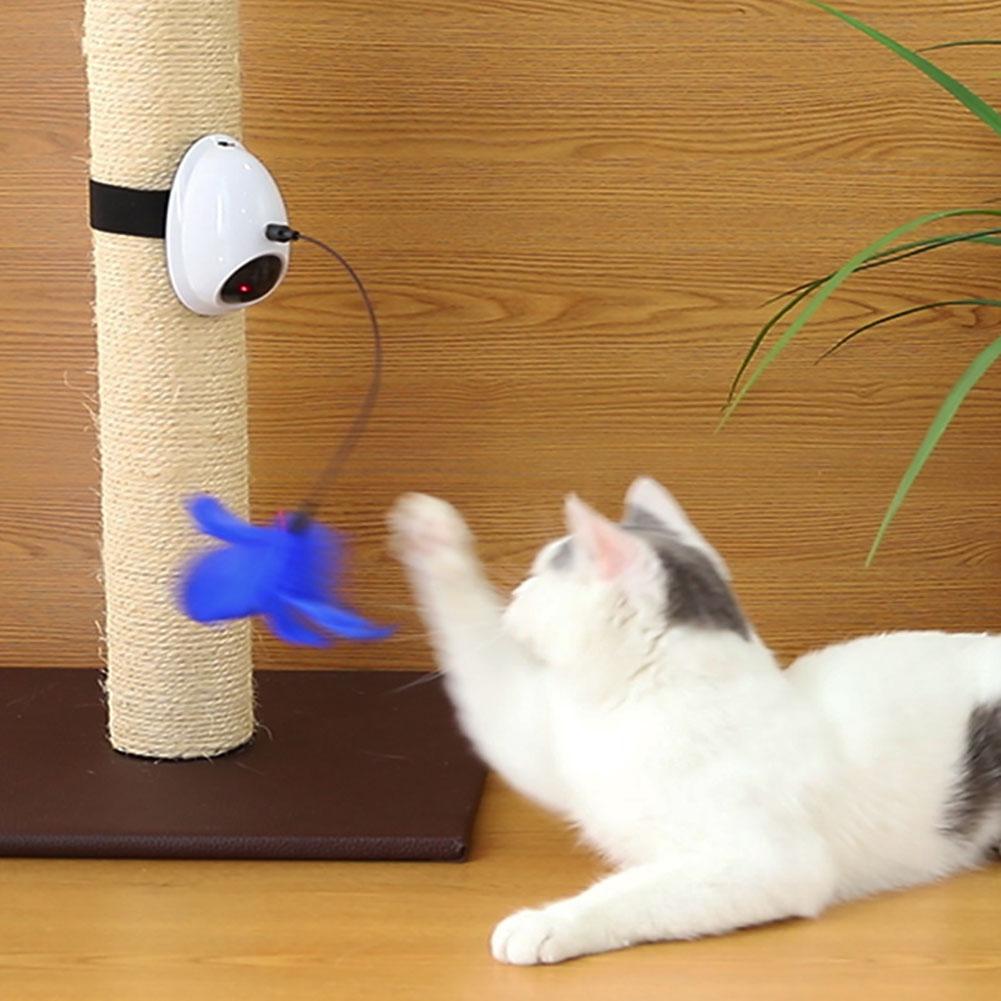 Elektrisches Katzenspielzeug mit Feder und Laser – Bild 7 | LuxeStyle