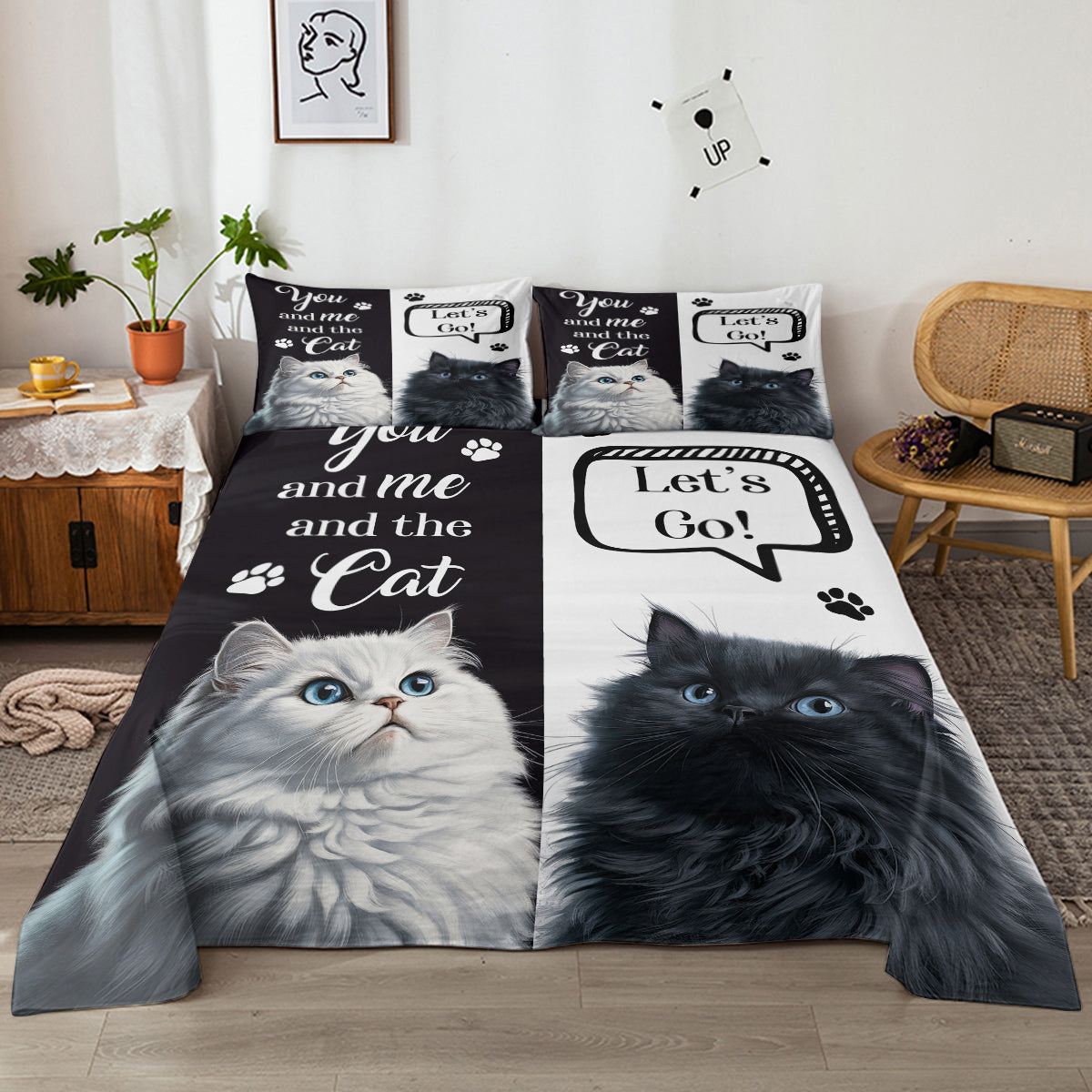 Katzenbettwäsche 4-tlg.