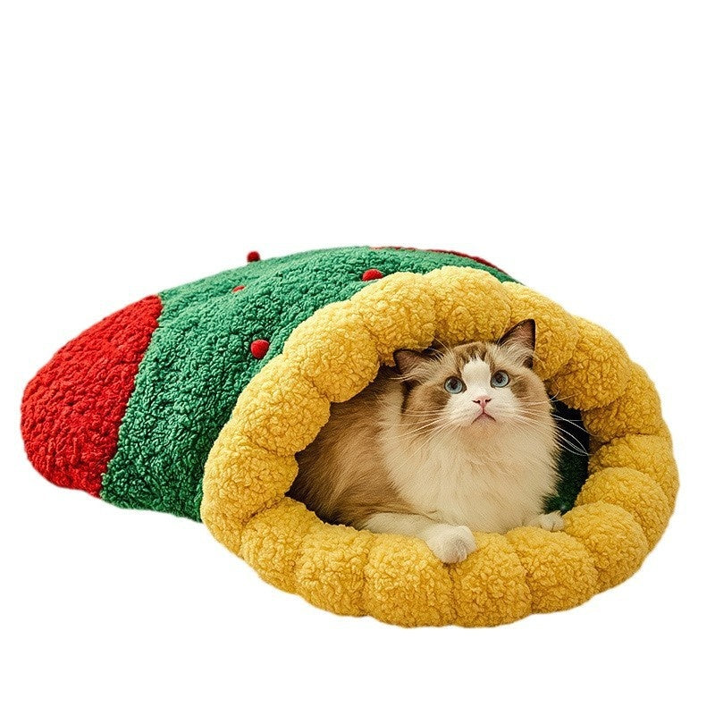 Weihnachtlicher Katzen Tunnel