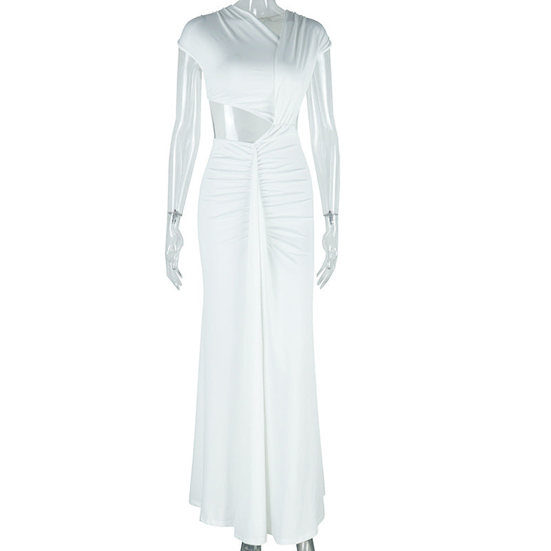 Ärmelloses Off-Shoulder Maxi-Kleid