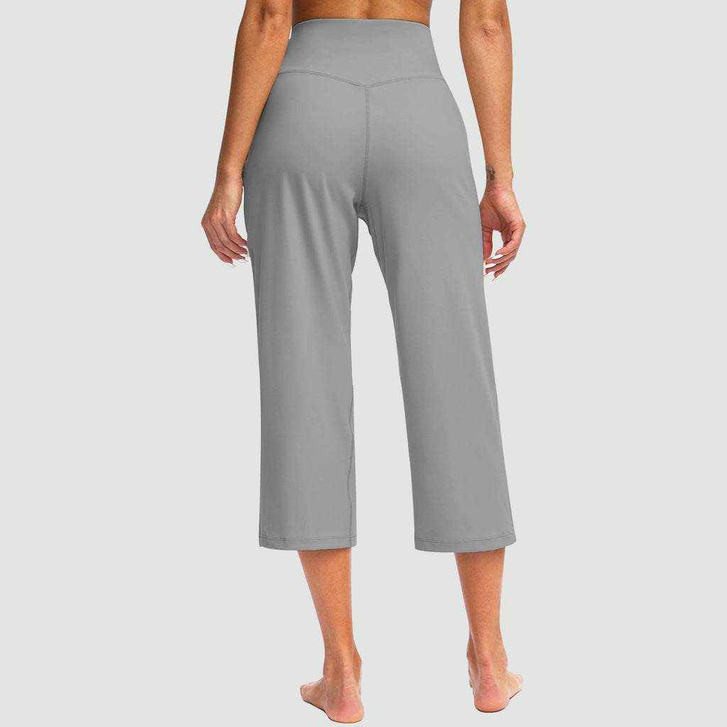 High-Waist Athletic Wide-Leg Hose
