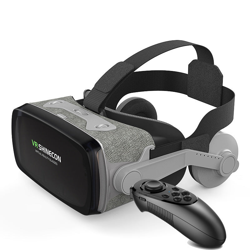 VR-Brille mit 3D-Helm