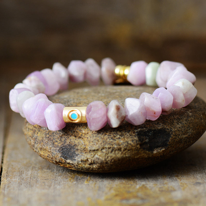 Boho Armband mit natürlichen Kristallperlen – Bild 4 | LuxeStyle