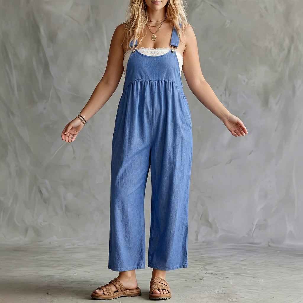 Damen Jumpsuit mit weitem Bein