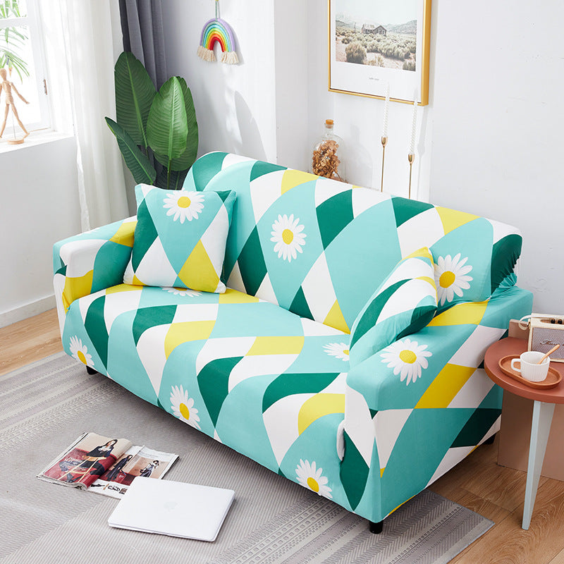 Gedruckter Multifunktioneller Strick Dehnbarer Sofa-Bett-Bezug