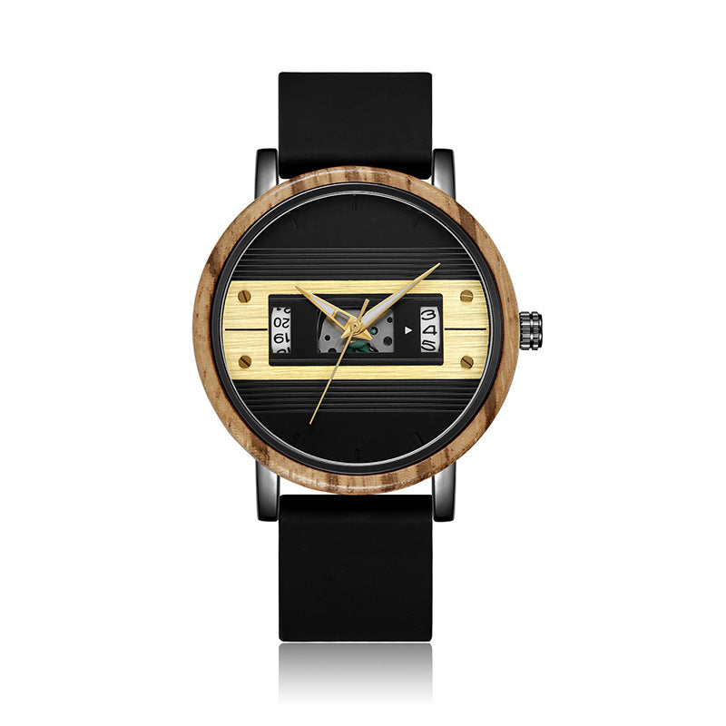 Holz-Optik Digitaluhr für Herren – Bild 5 | LuxeStyle