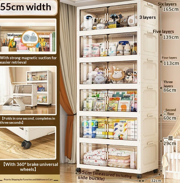 Mehrschichtiger Aufbewahrungs-Schrank