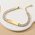 Edelstahl Armband mit bunten Zirkonia – Bild 4 | LuxeStyle