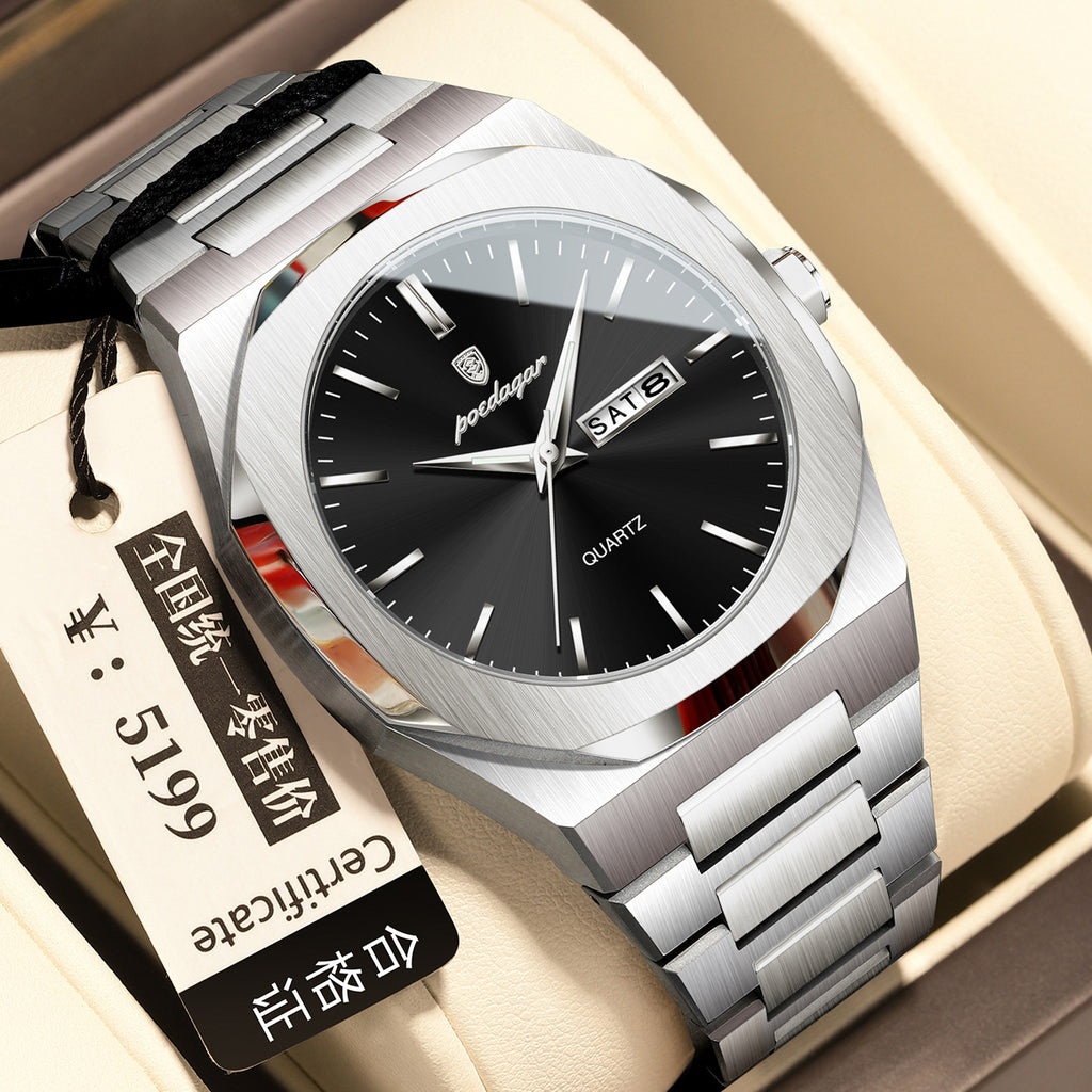 Männer-Wasserdichte Leuchtende Quarz-Uhr – Bild 8 | LuxeStyle