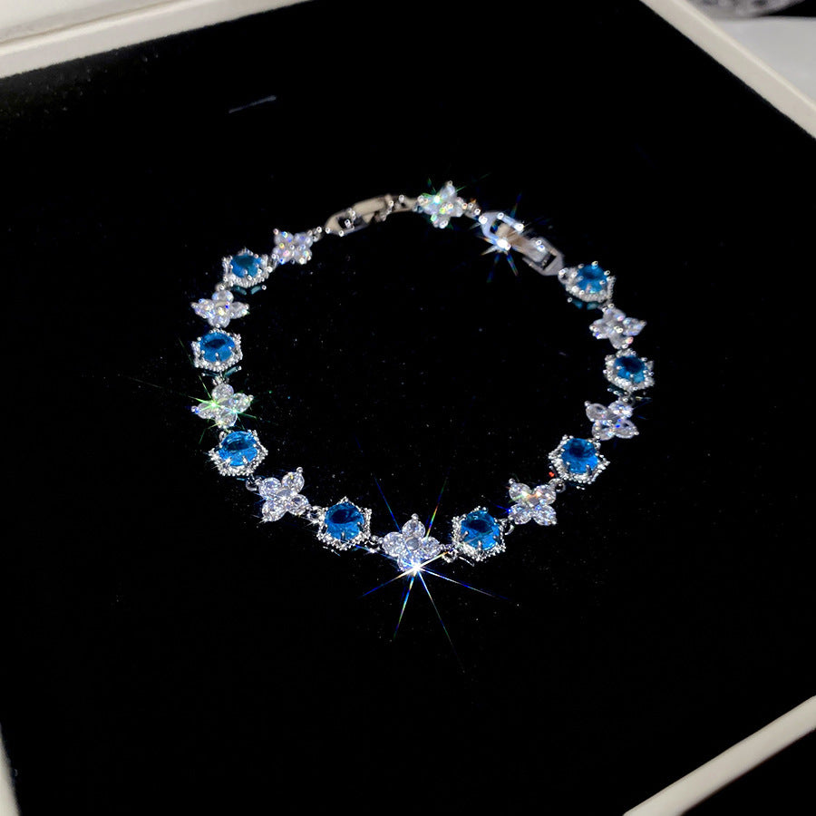 Geometrisches Zirkonia-Armband