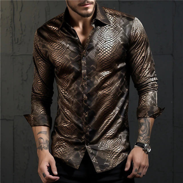 Herren Langarmhemd mit Reverskragen – Bild 16 | LuxeStyle