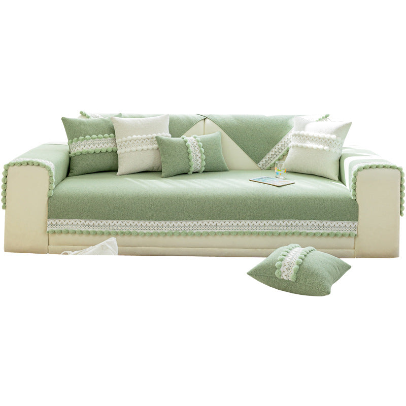 Chenille Sofa-Kissenbezug für alle Jahreszeiten – Bild 5 | LuxeStyle