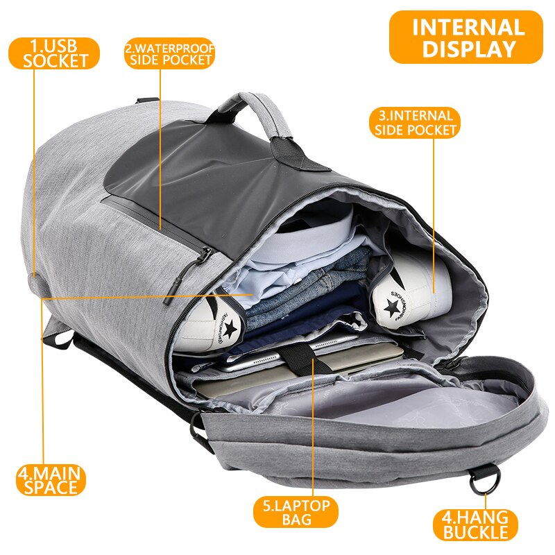 Reisetasche mit Reissverschluss – Bild 6 | LuxeStyle