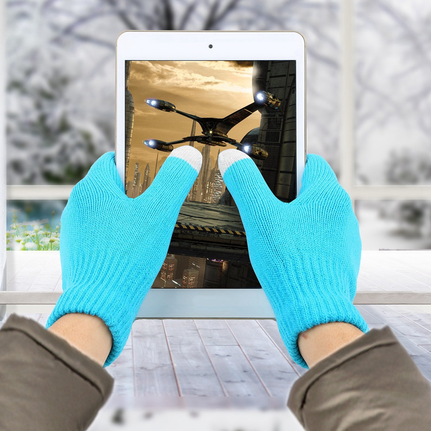 Unisex Strickhandschuhe mit Touchscreen-Funktion