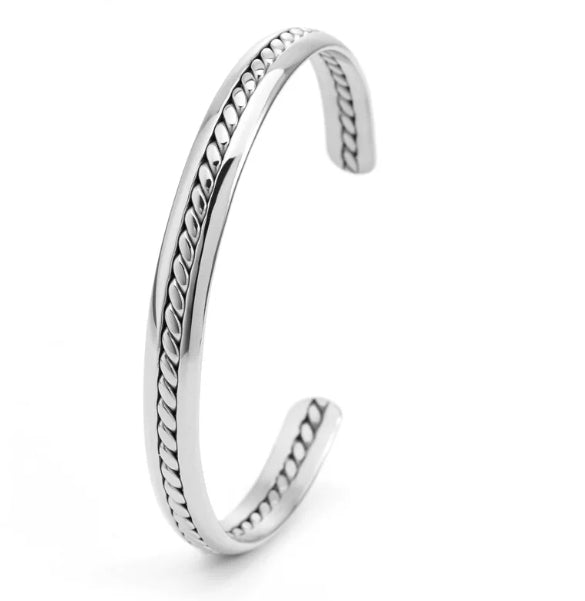 Geflochtenes Armband aus Titanstahl – Bild 4 | LuxeStyle