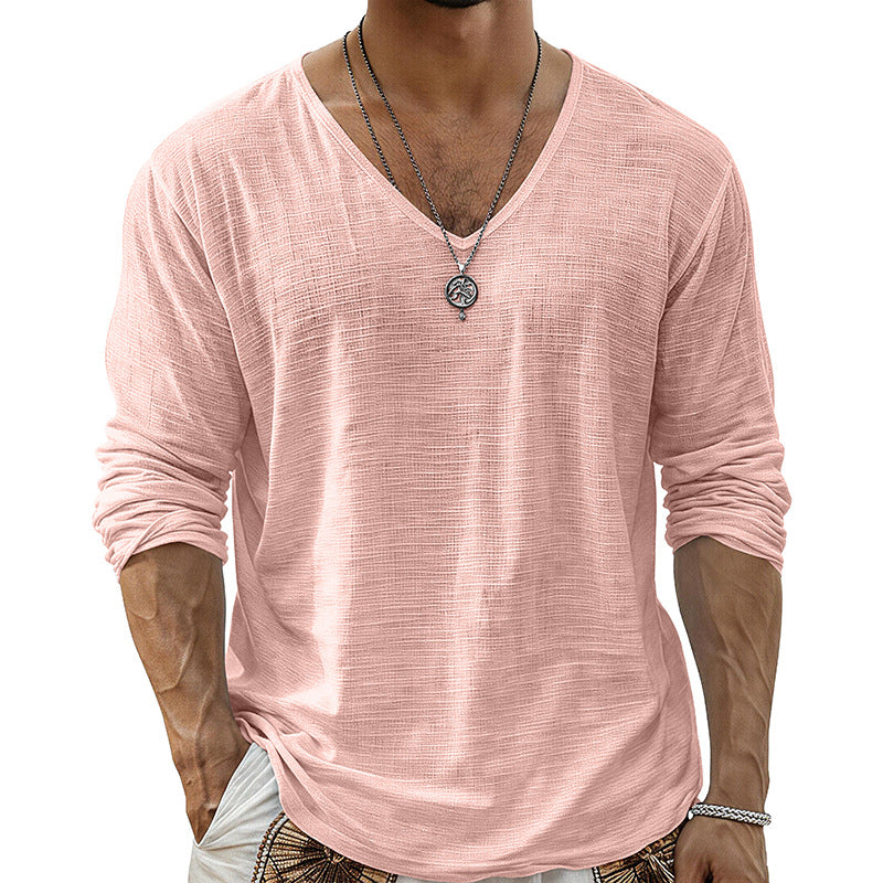 Loose-fit Baumwoll-Leinen Basis-Top – Bild 6 | LuxeStyle