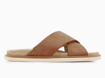 Trendige Casual Slipper aus weichem Leder