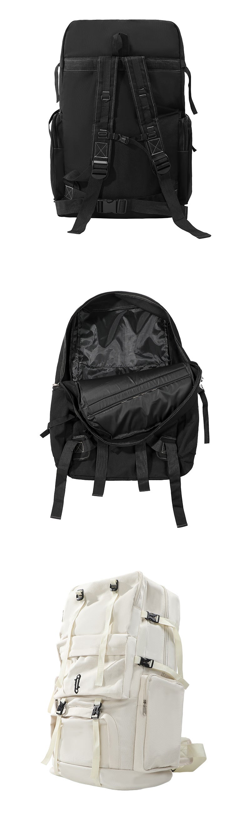 Grosser Canvas Rucksack für Reisen – Bild 7 | LuxeStyle