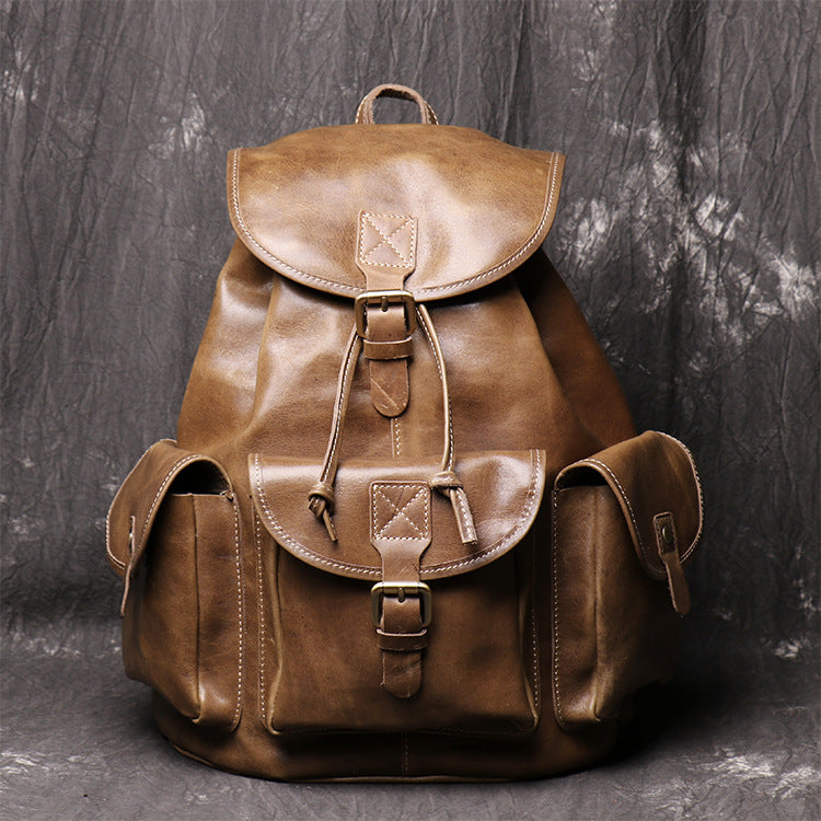 Rucksack Damen Crazy Horse Leder – Bild 13 | LuxeStyle