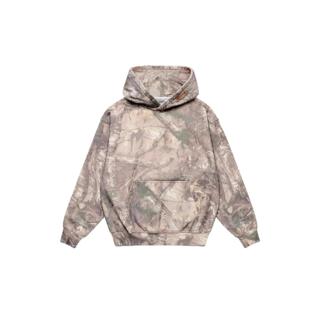 Damen Hoodie mit Ahornblatt-Camouflage-Print