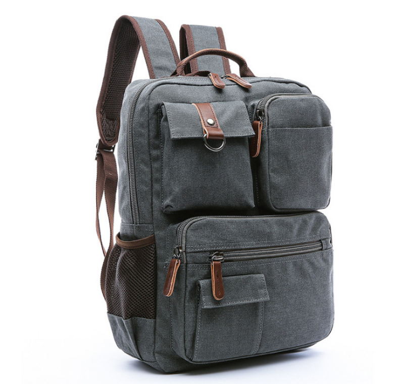 Canvas Rucksack für Laptop 15 Zoll – Bild 6 | LuxeStyle