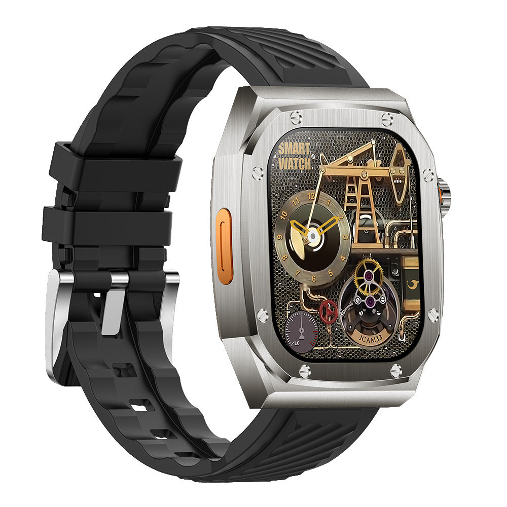 Sportuhr mit doppeltem Armband und Stahlgehäuse – Bild 2 | LuxeStyle