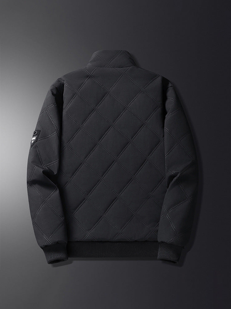 Winddichte Baumwolljacke mit Stehkragen für Herren – Ansicht 5