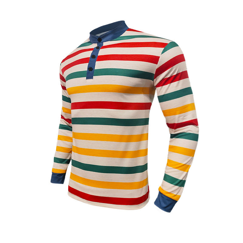 Herren Polo-Shirt mit bunten Streifen – Bild 10 | LuxeStyle