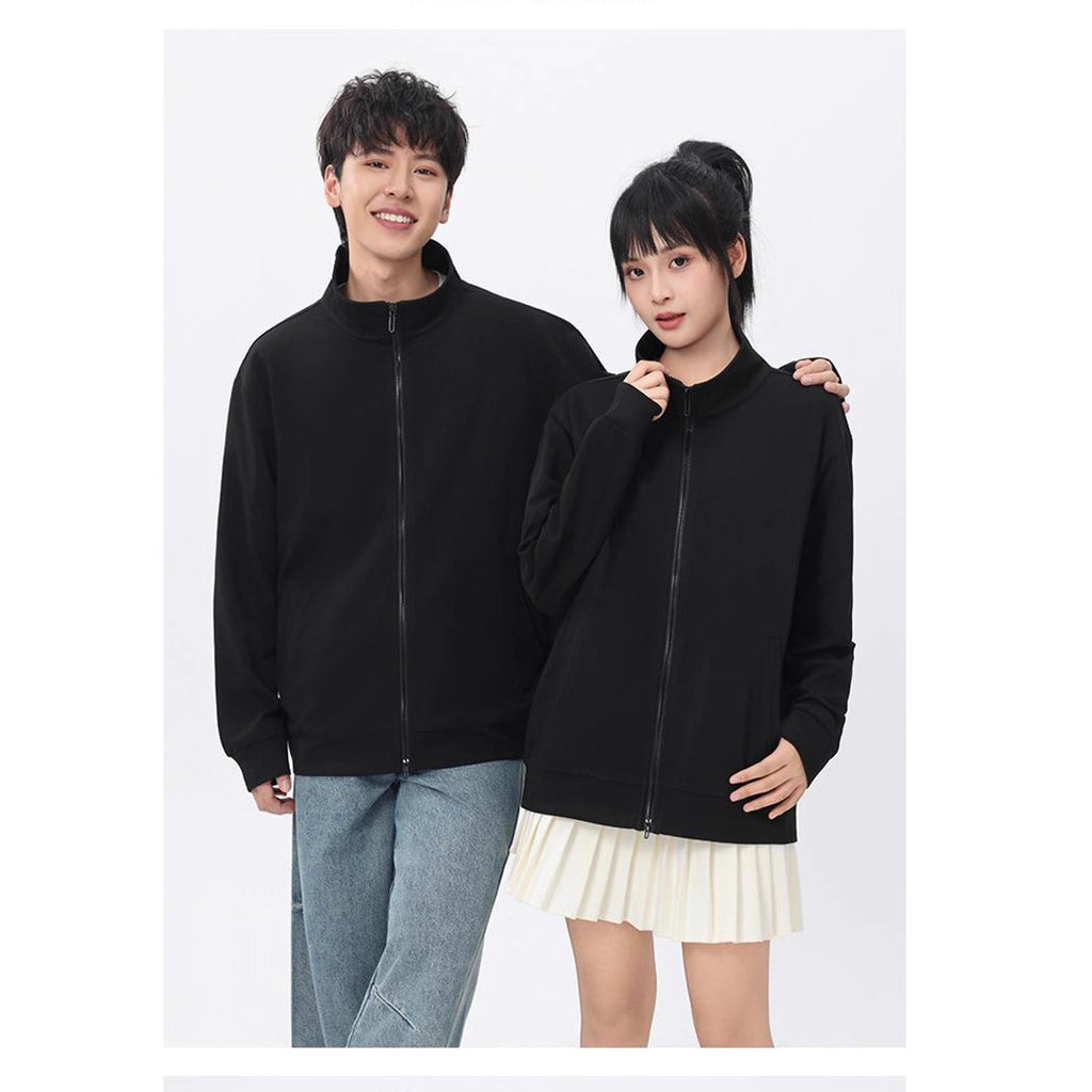 Loose-Fit Kapuzenjacke mit Reissverschluss