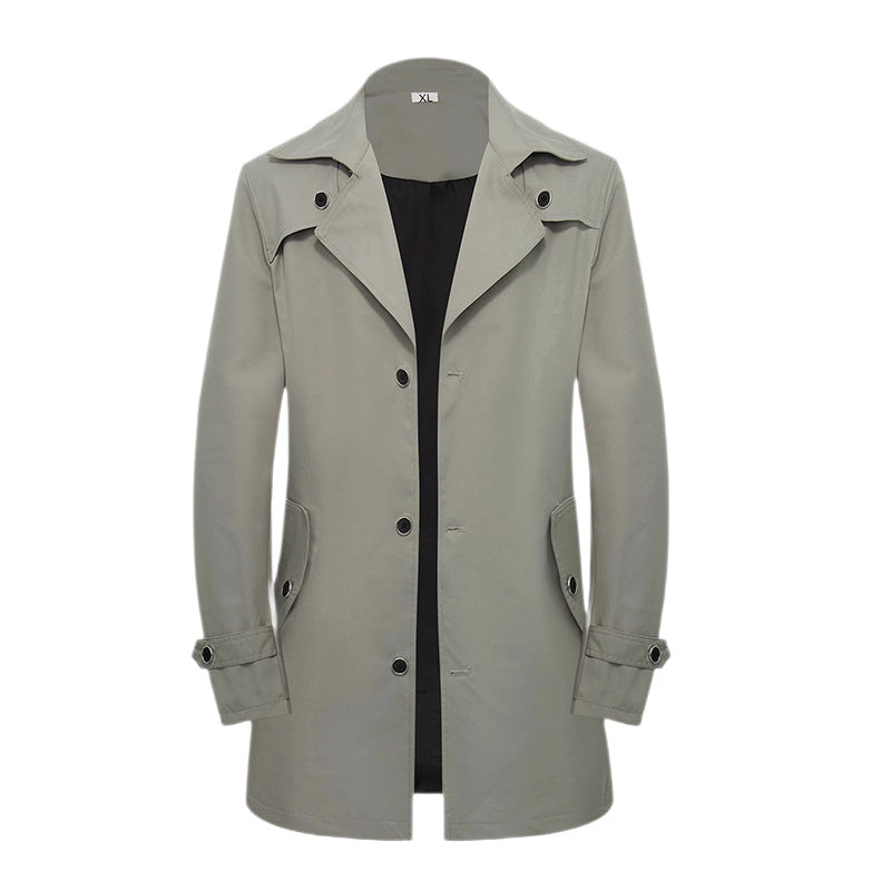 Herren Trenchcoat Mid-Length