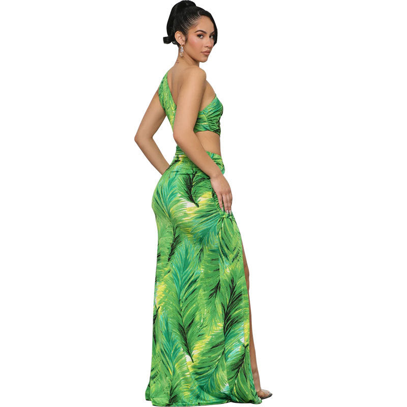 Elegantes Maxikleid mit Blumenmuster