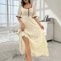 Französisches Kleid mit kurzen Ärmeln – Bild 6 | LuxeStyle