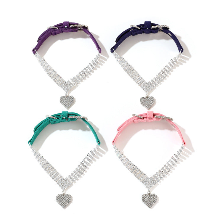 Halsband und Leine – Polyester, einfarbig – Bild 5 | LuxeStyle