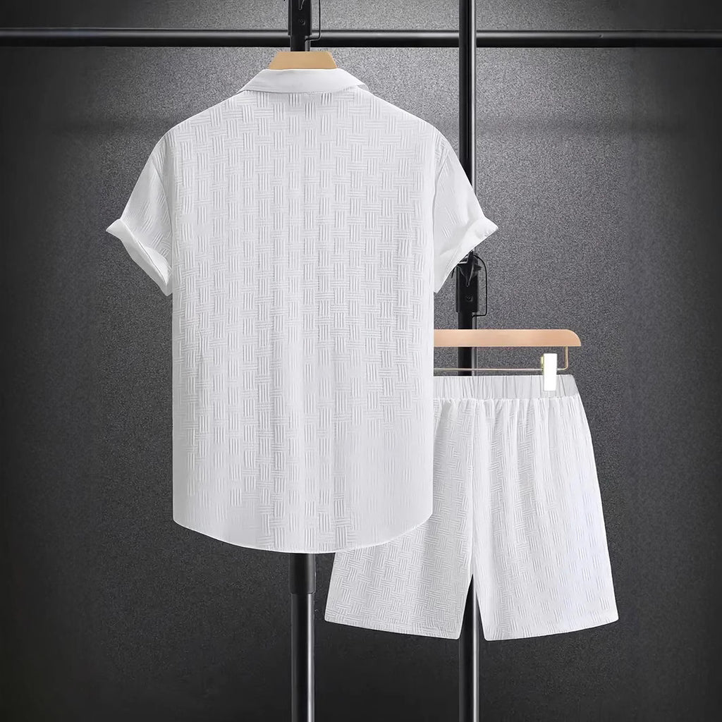 Sommer-Jacquard-Shorts mit Farbvarianten | LuxeStyle