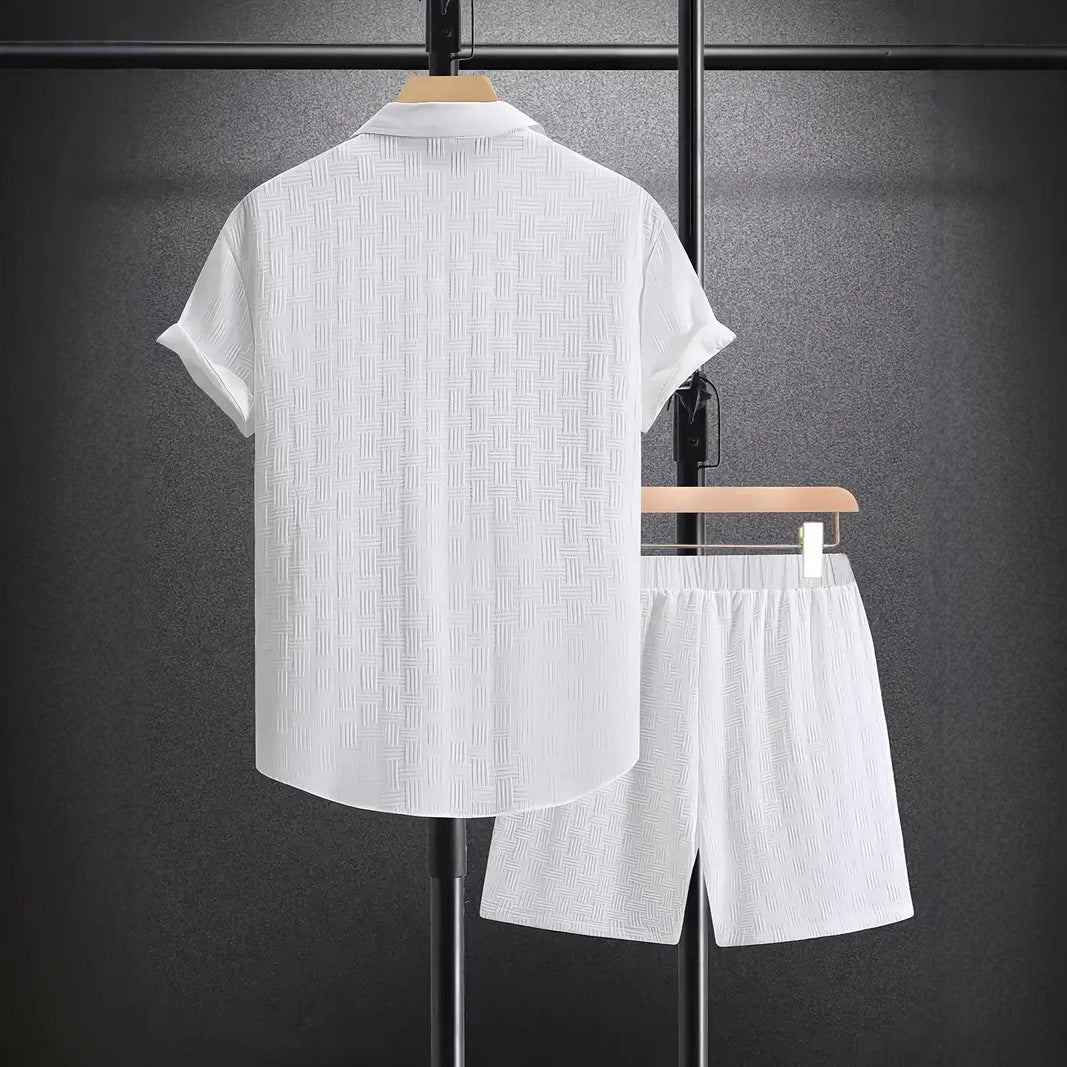 Sommer-Jacquard-Shorts mit Farbvarianten | LuxeStyle